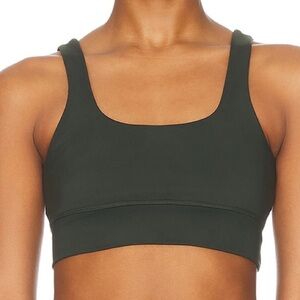 Varley Freesoft Cori Sports Bra Dark Raisin Green Large